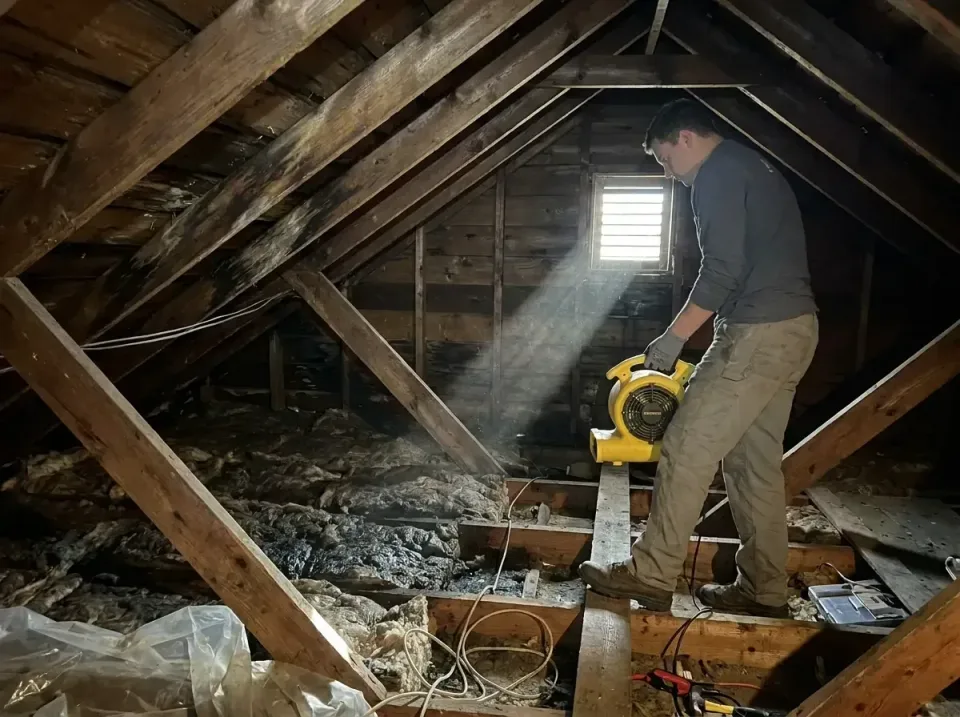 attic-water-damage-drying-proc-007 — frequently asked questions, Emergency Water Extraction & 24/7 Flood Response in Kennett…